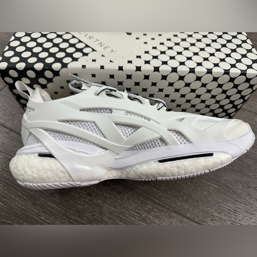 Adidas by Stella McCartney aSMC SOLARGLIDE sneakers, white, size 8 - Picture 7 of 9